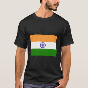 Camiseta Bandeira Indiana Da Índia