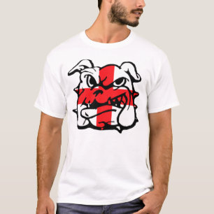 Camiseta Bandeira inglesa, buldogue inglês
