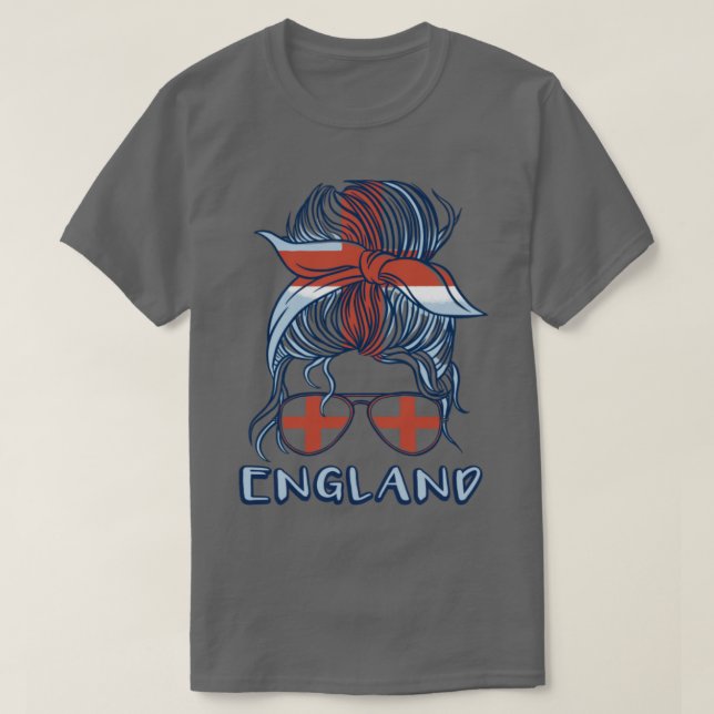 Camiseta Bandeira inglesa do Campeonato do Mundo de Futebol (Frente do Design)