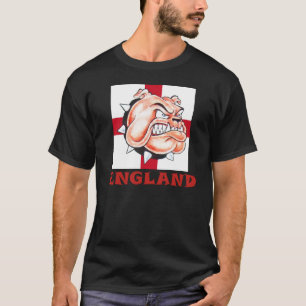 Camiseta Bandeira inglesa INGLATERRA do buldogue e do
