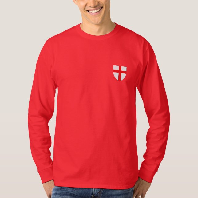 Camiseta Bandeira inglesa patriótica (Frente)