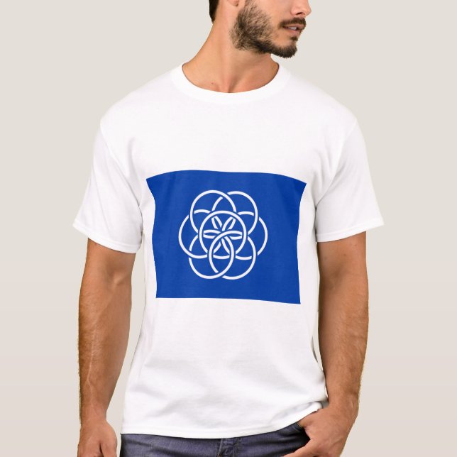 Camiseta Bandeira Internacional do Planeta Terra (Frente)