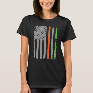 Camiseta Bandeira Irlandesa Americana