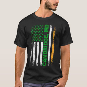 Camiseta Bandeira Irlandesa Americana Cambridge, MD