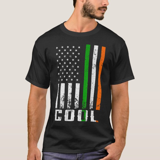 Camiseta Bandeira irlandesa da LEGAL Família Americana (Frente)