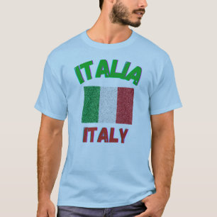Camiseta Bandeira Itália Italia Original Sports Fan Club