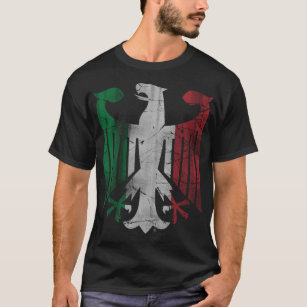 Camiseta Bandeira italiana alemão de Eagle da herança da
