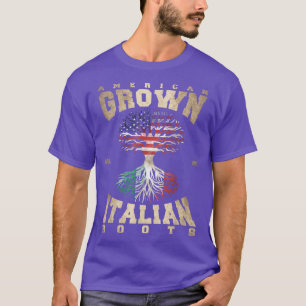 Camiseta Bandeira italiana American Proud Nostalgs Roots It