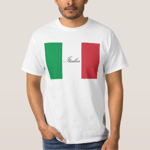 Camiseta Bandeira italiana - bandeira de Italia - Italia