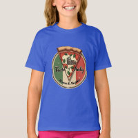 Bandeira italiana com a pizza Vintage Roma & Nápol