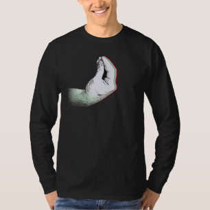 Camiseta Bandeira Italiana Com Capisci De Mão