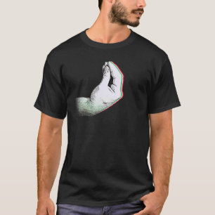 Camiseta Bandeira Italiana Com Capisci De Mão