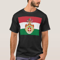 Bandeira italiana com insígnia do Reino de Itália