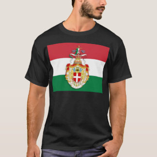 Camiseta Bandeira italiana com insígnia do Reino de Itália