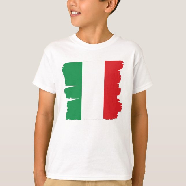 Camiseta Bandeira italiana Itália (Frente)