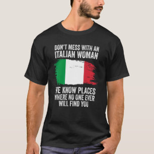 Camiseta Bandeira italiana Itália