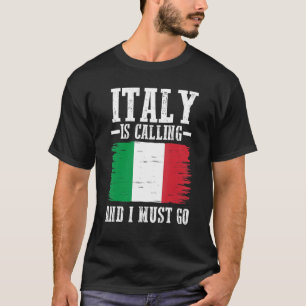 Camiseta Bandeira italiana Itália