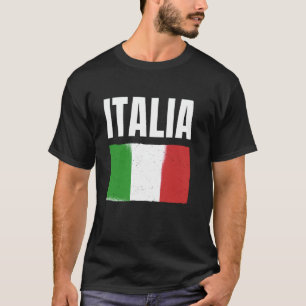 Camiseta Bandeira Italiana Itália Grande Ousada Simples Sup