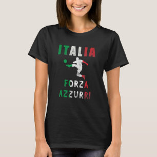 Camiseta Bandeira Italiana Jersey Forza Azzuri Italia Socc