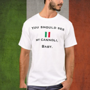 Camiseta Bandeira Italiana Você Deveria Ver Minha T-shirt