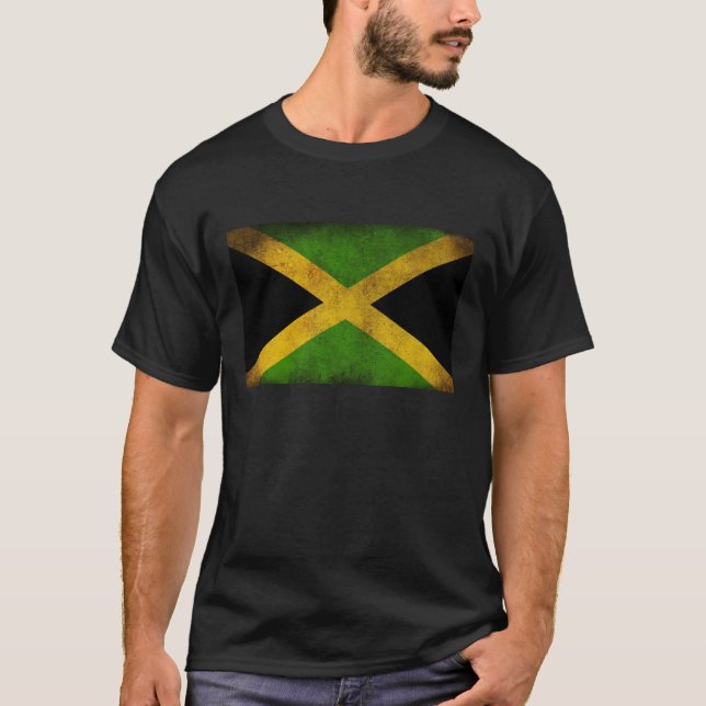Camiseta Bandeira Jamaica (Frente)