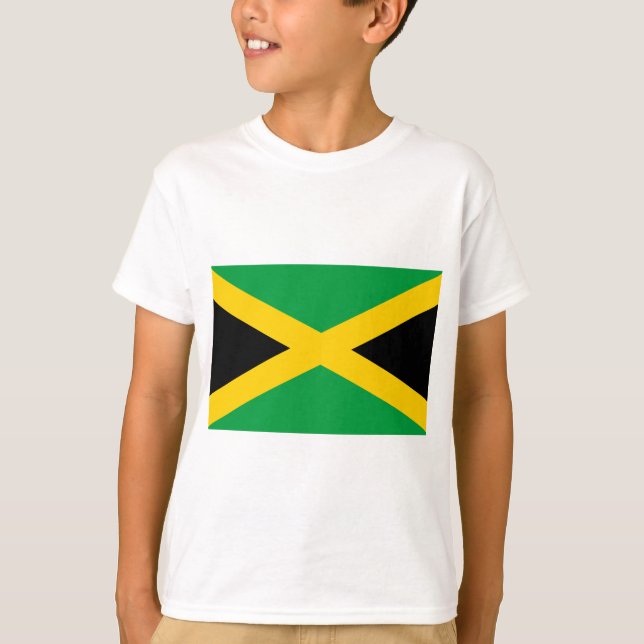 Camiseta Bandeira jamaicana (Frente)