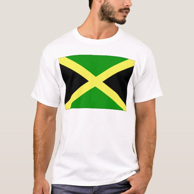 Camiseta Bandeira jamaicana (Frente)