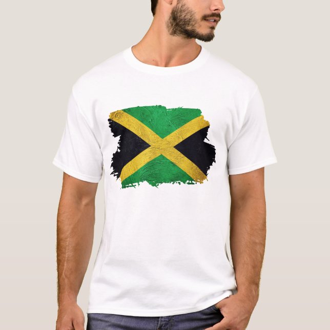 Camiseta Bandeira jamaicana (Frente)