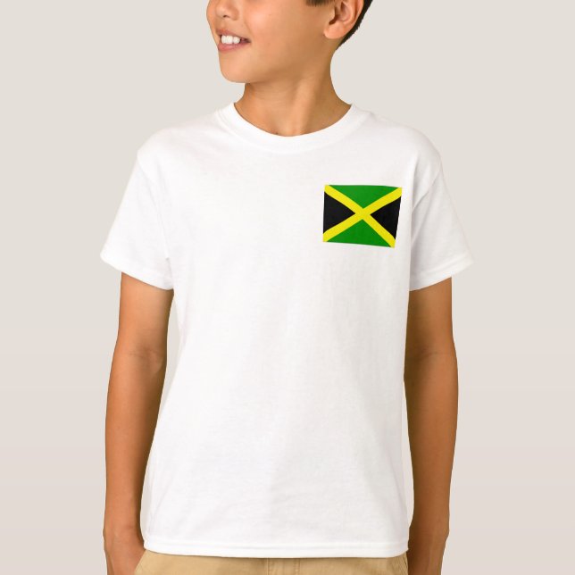 Camiseta Bandeira jamaicana (Frente)