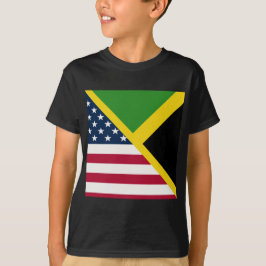 Camiseta Bandeira jamaicana americana | Jamaica Estados Uni