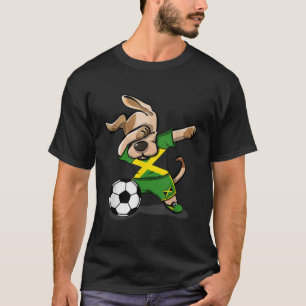 Camiseta Bandeira jamaicana do Cachorro