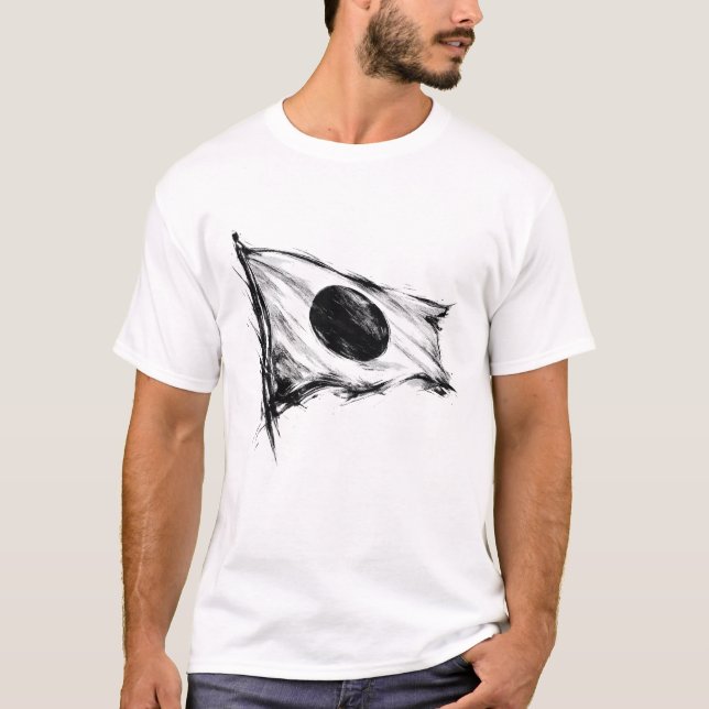 Camiseta Bandeira Japonesa (Frente)