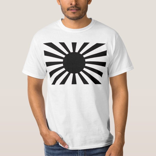 Camiseta Bandeira japonesa de Sun de ascensão (Frente)