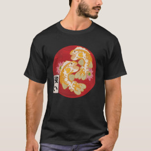 Camiseta Bandeira japonesa Koi Fish Koi Carp Aquarium Koi K