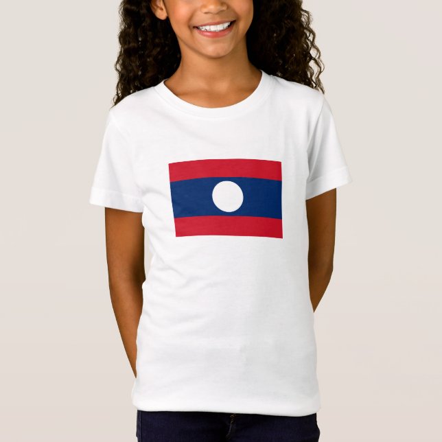 Camiseta Bandeira Laos (Frente)