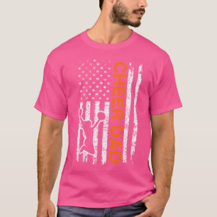 Camiseta Bandeira Laranja Pai de Cheerleading