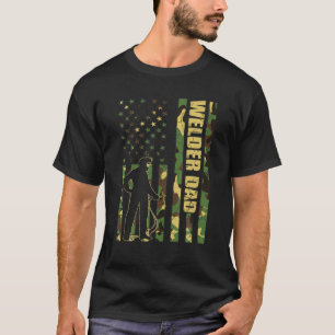 Camiseta Bandeira Legal Americana Camoufline Soldador Fath