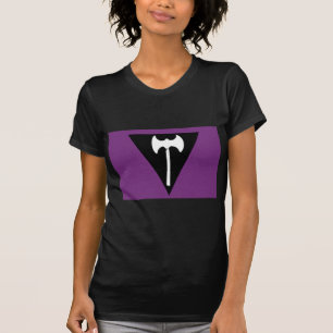 Camiseta Bandeira lésbica do orgulho