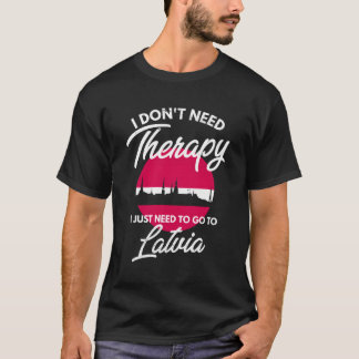 Camiseta Bandeira Letã I Bandeira I Férias Na Letónia