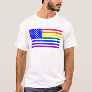 Camiseta Bandeira LGBT EUA