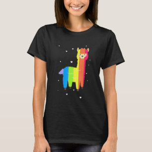 Camiseta Bandeira Lgbt Llama Gay Lésbica Arco-íris