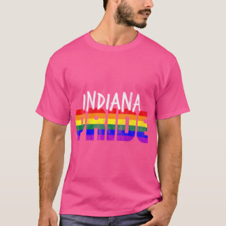 Camiseta Bandeira LGBT Orgulho de Indiana