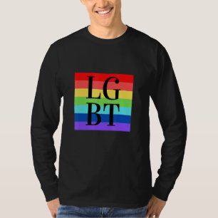 Camiseta Bandeira Lgbt Orgulho Gay Transgênero Lésbica Biss