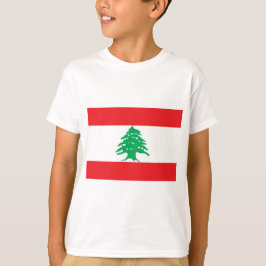 Camiseta Bandeira Libanesa (Bandeira do Líbano)