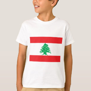 Camiseta Bandeira Libanesa (Bandeira do Líbano)