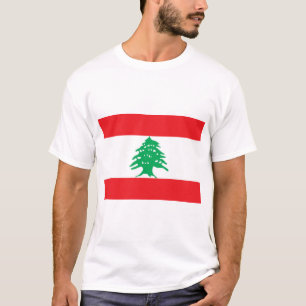 Camiseta Bandeira Libanesa (Bandeira do Líbano)