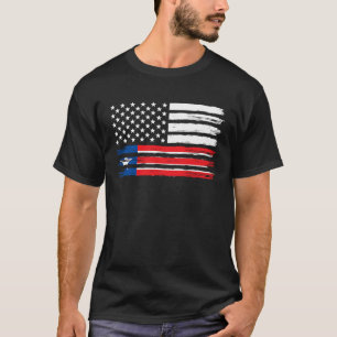 Camiseta Bandeira Liberal Americana Liberal Herança Libéria