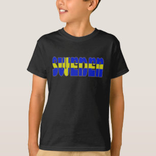 Camiseta Bandeira lustrosa sueco