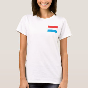 Camiseta bandeira luxemburgo