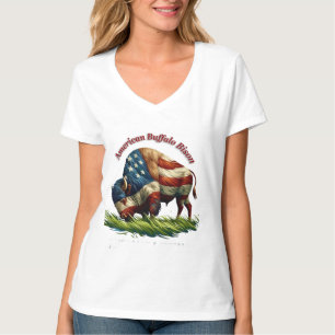 Camiseta Bandeira Majestosa Americana Illustrada